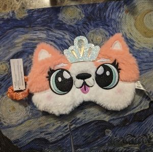 Cat Eye mask, kitten eye mask, princess crown cat, cat accessories